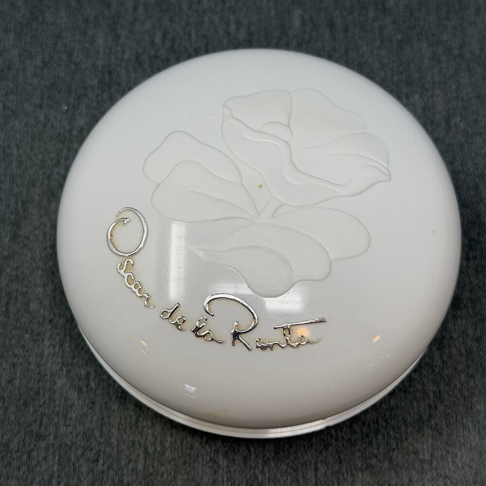 Vintage Oscar de la Renta Savon Parfume Flower Soap White Floral CASE ONLY
